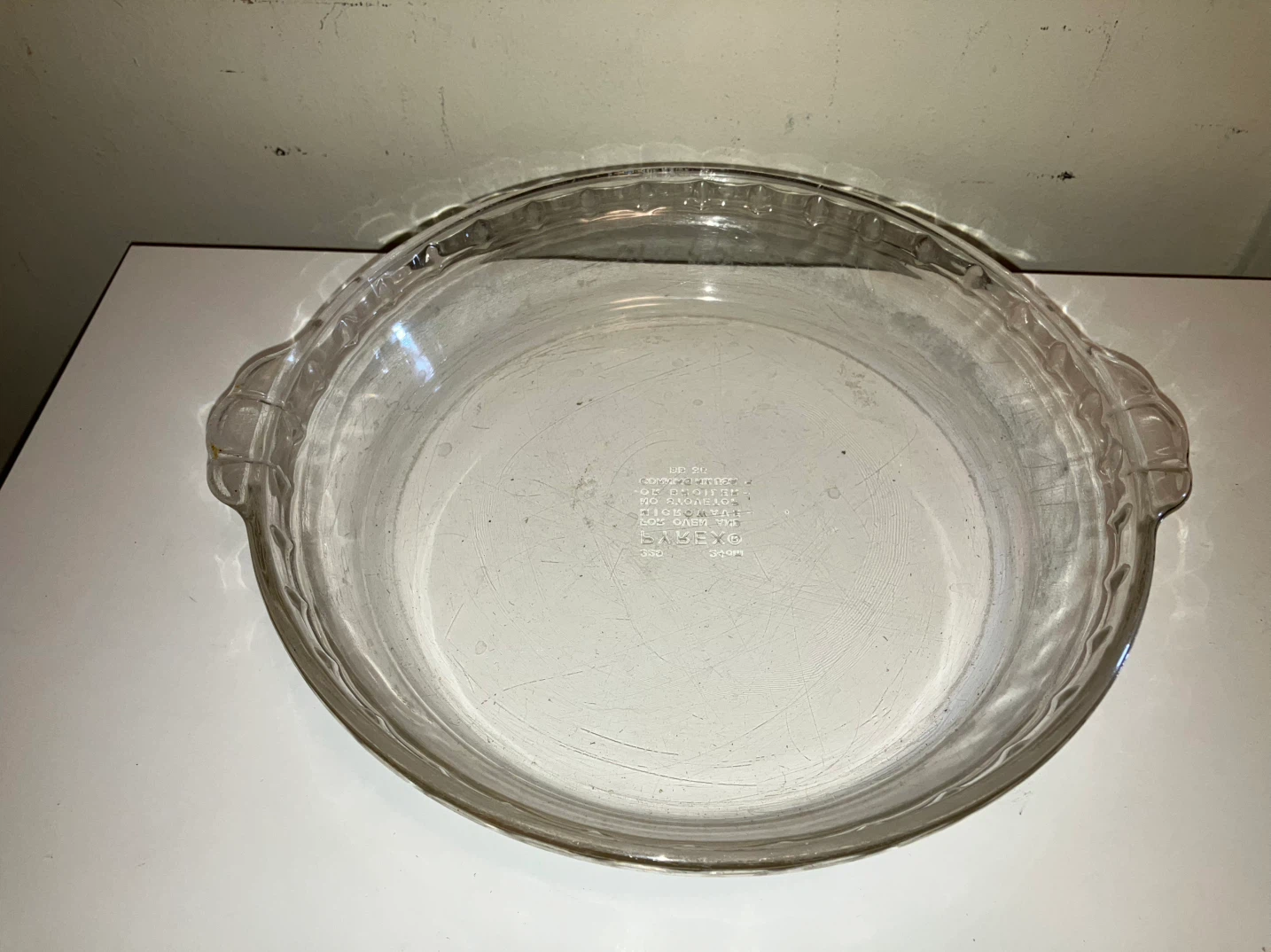 Pyrex 10-inch Glass Pie Dish, 2” Depth - photo 2
