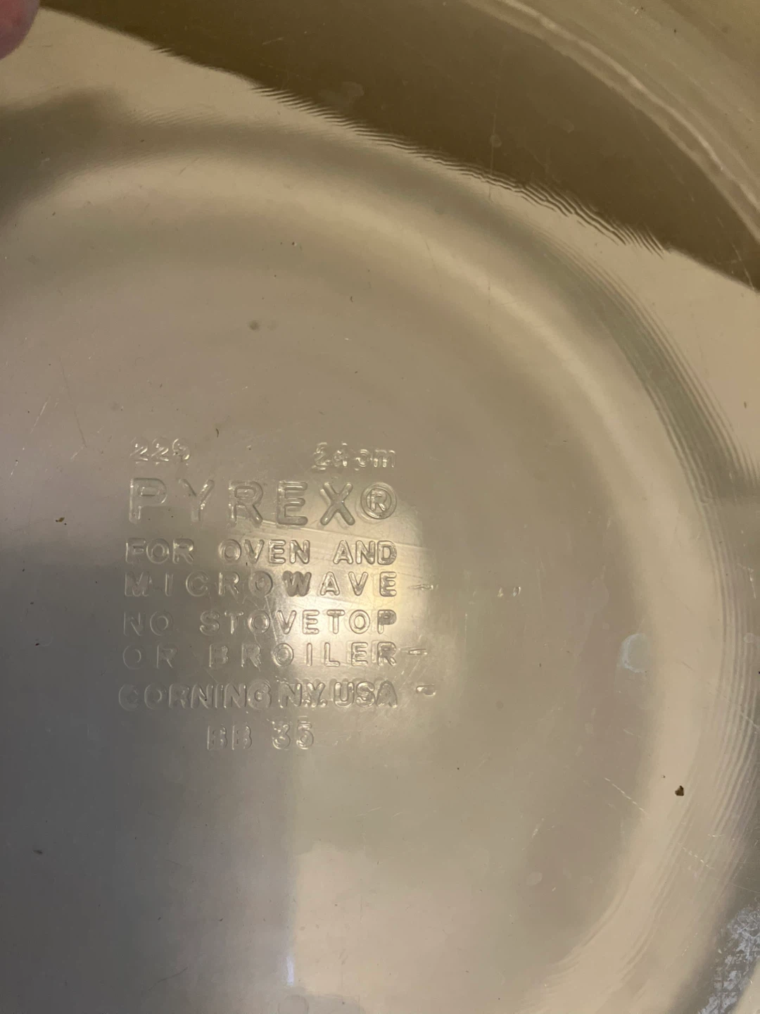 Pyrex 10-inch Glass Pie Dish, 2” Depth - photo 4