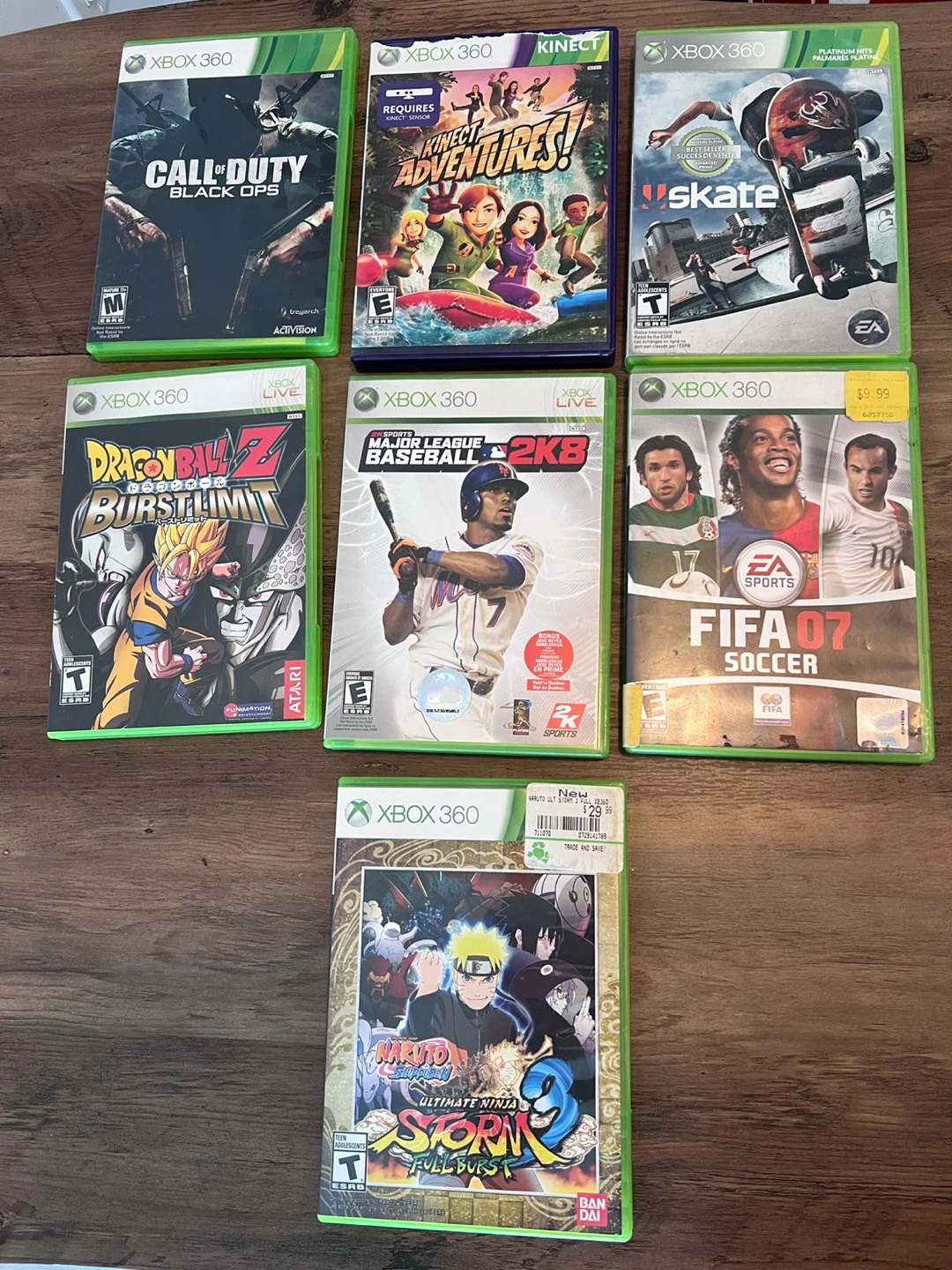 Xbox 360 Video Games Box only