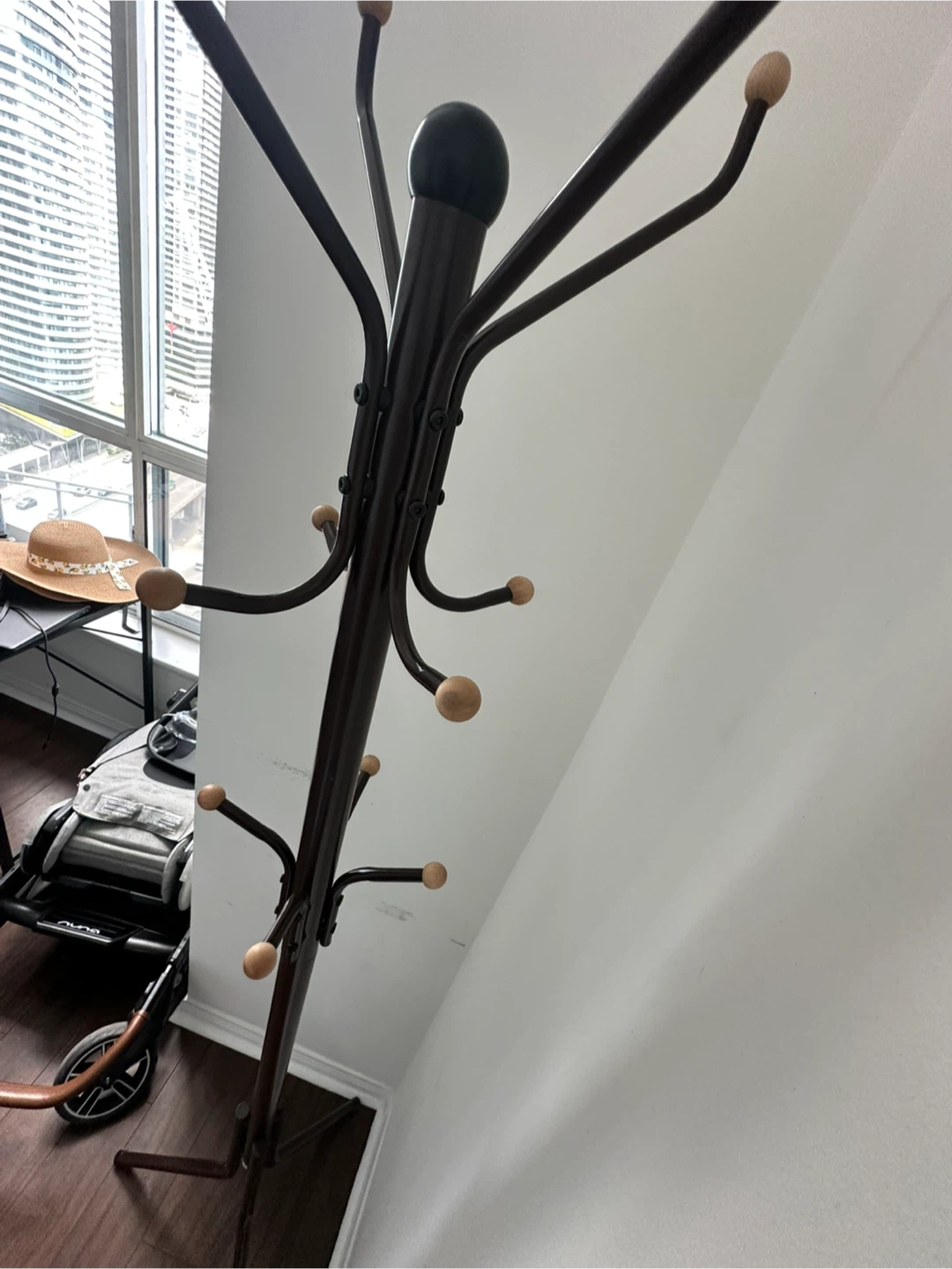 Dark Brown Coat Rack - photo 2