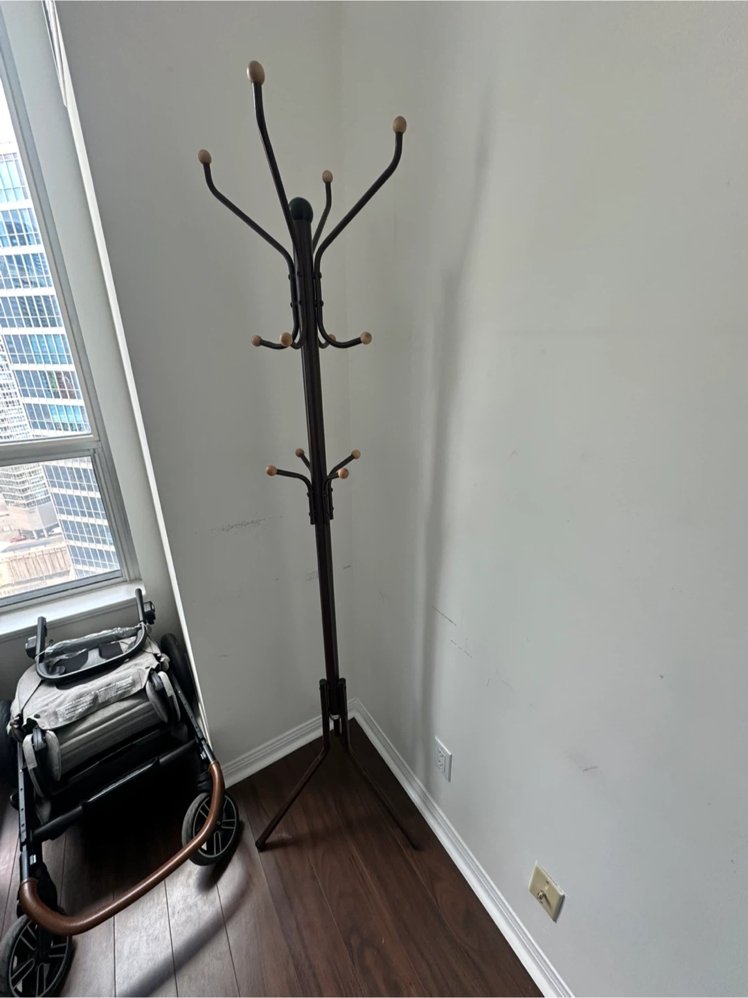 Dark Brown Coat Rack - photo 3