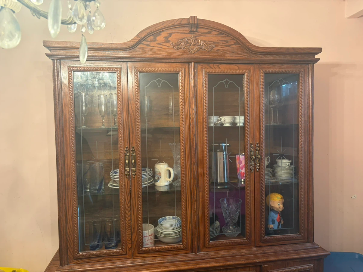 Wooden China Cabinet