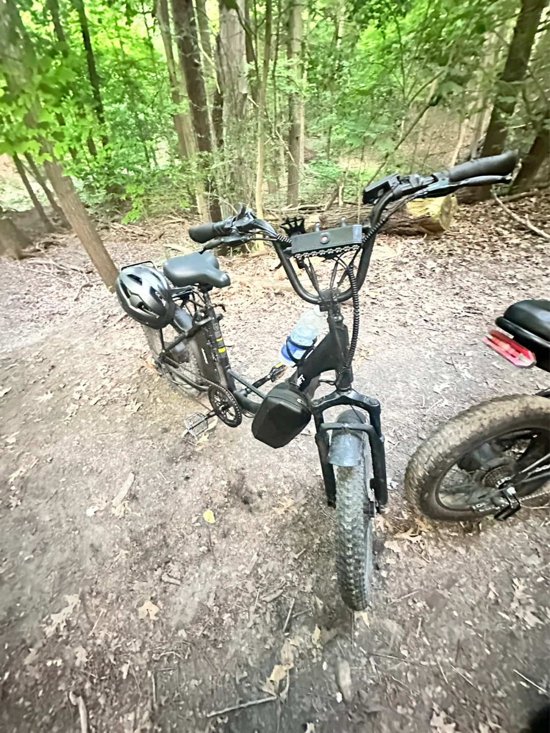 Black Fat Tire Electric Bike - photo 3