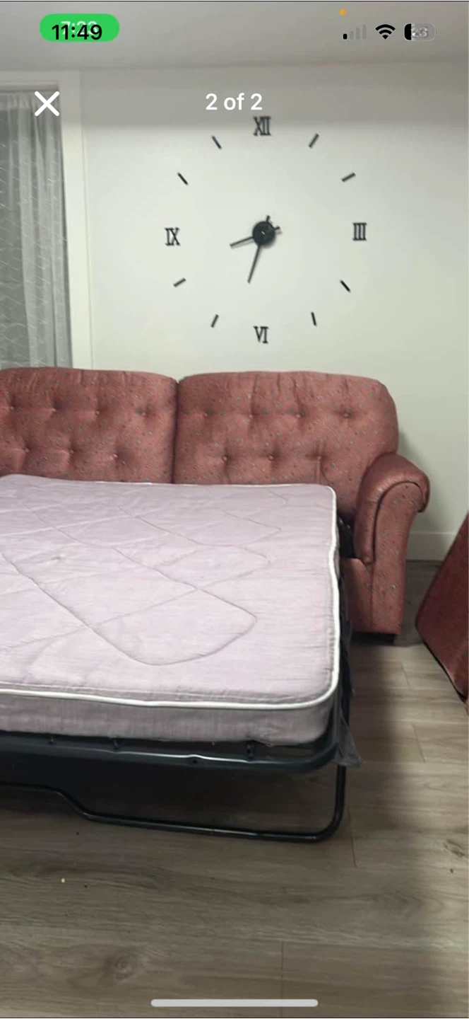 Pink Sofa Bed