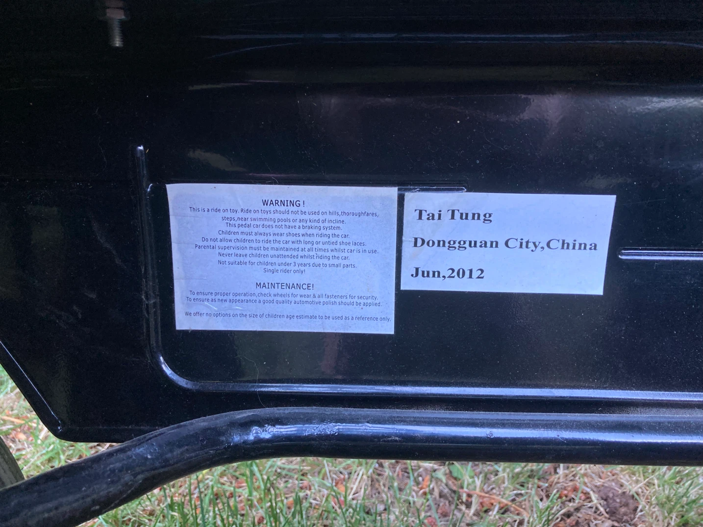 Black Pedal Car - photo 5