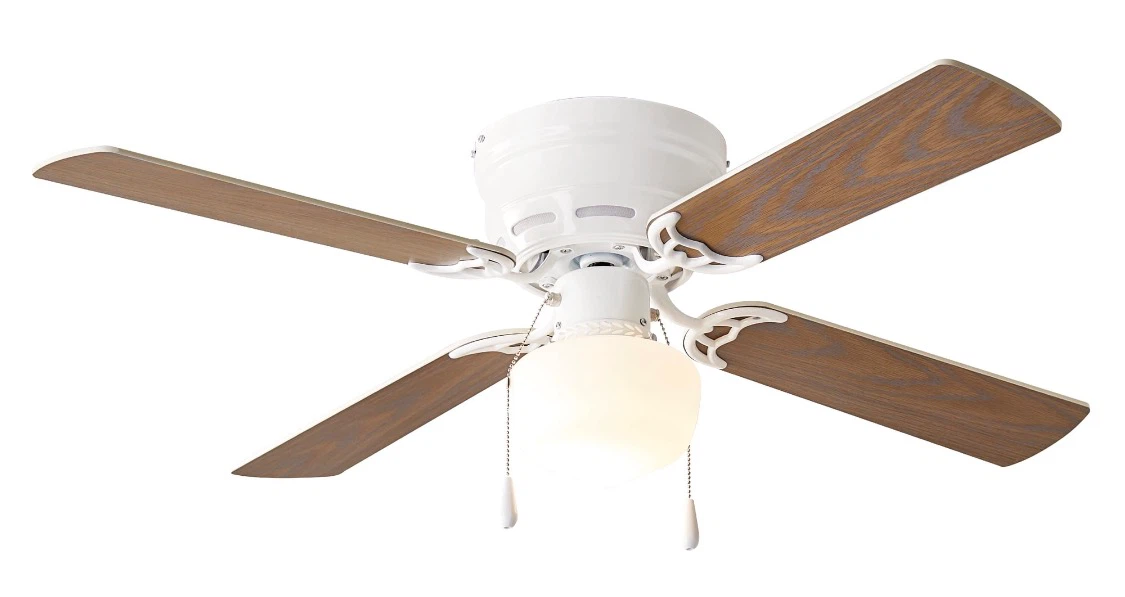 Flush-Mount Ceiling Fan - 42-Inch & with light - photo 2