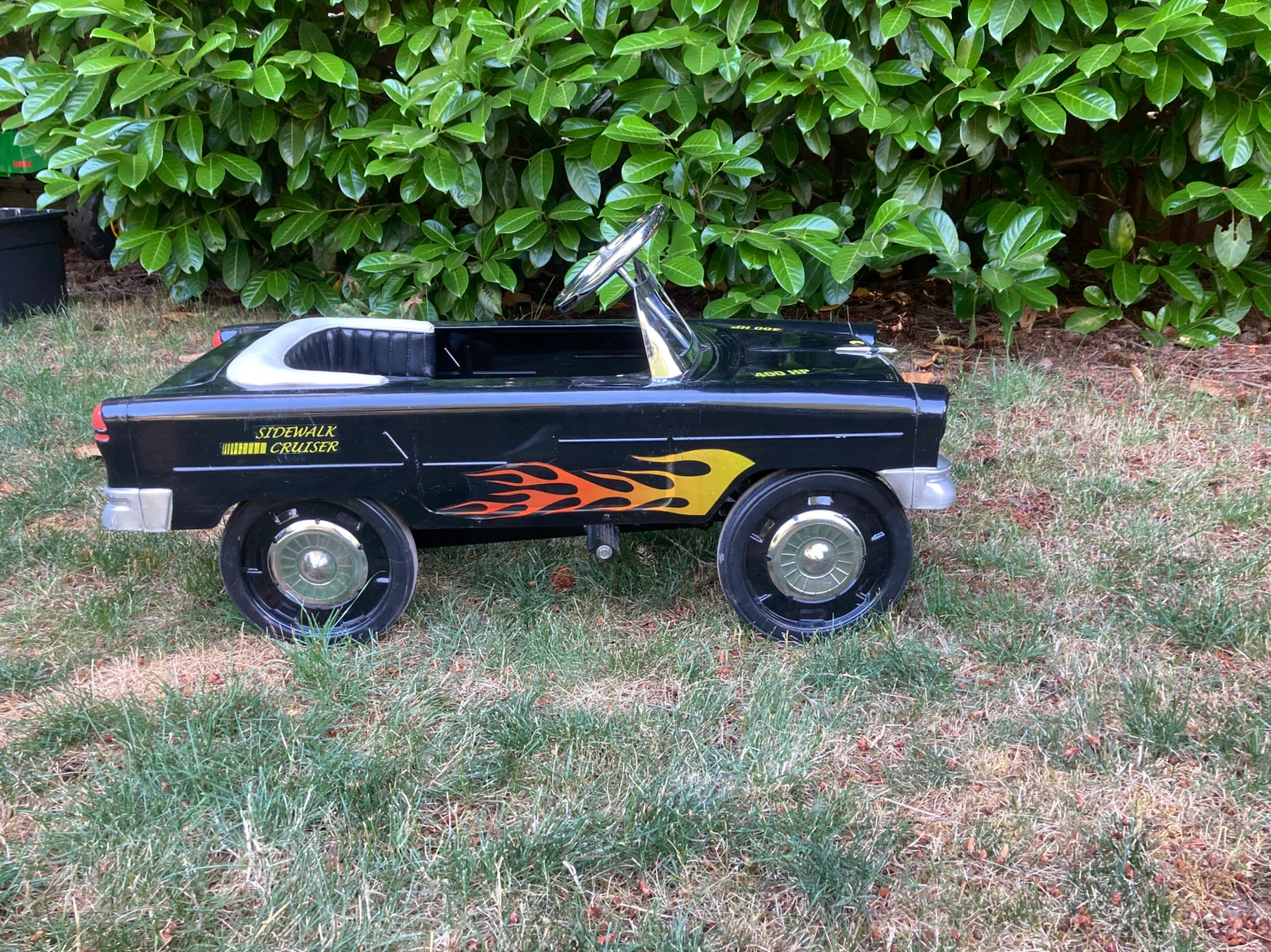 Black Pedal Car