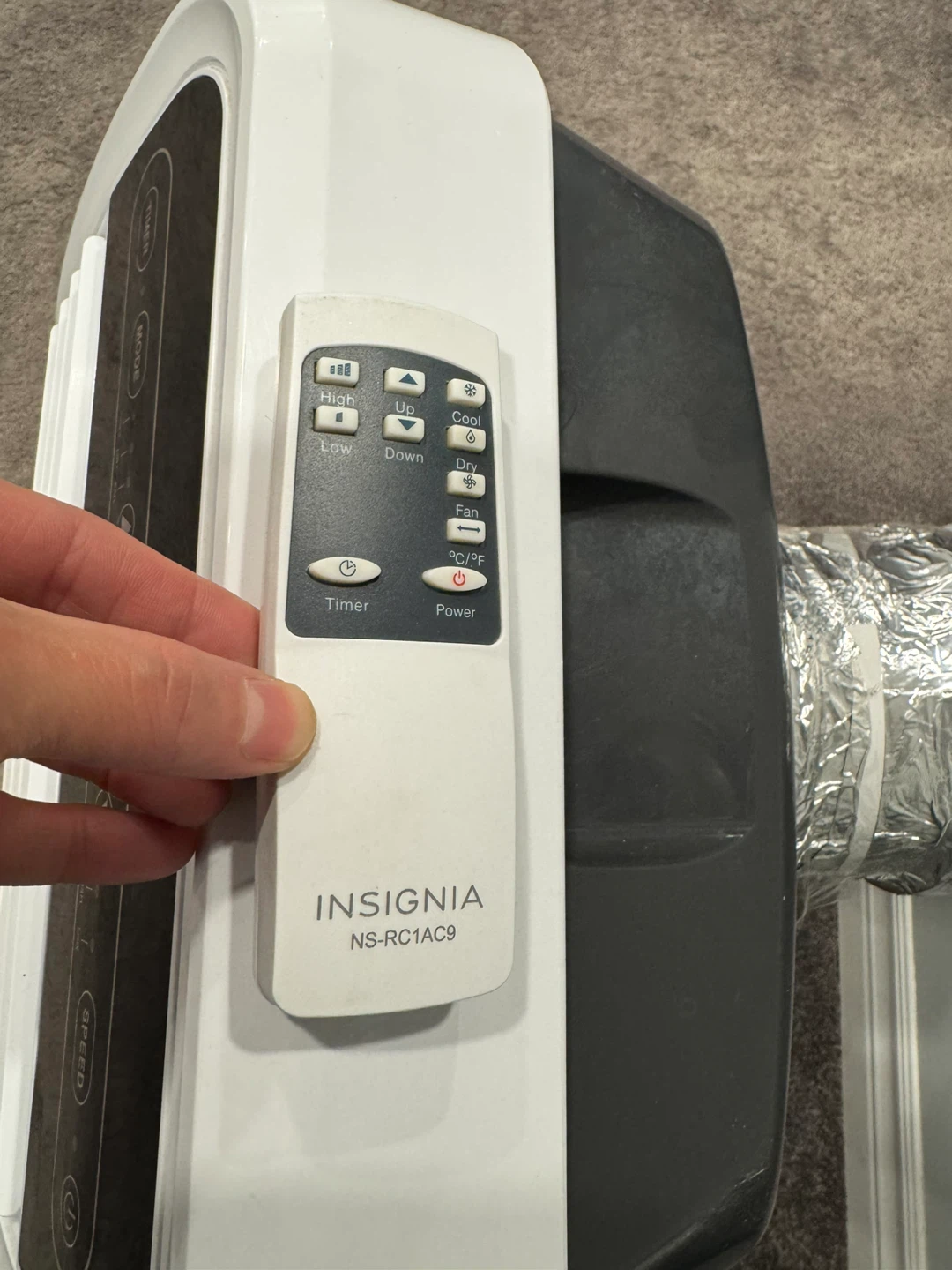 Insignia Portable Air Conditioner  price is  firm - photo 5