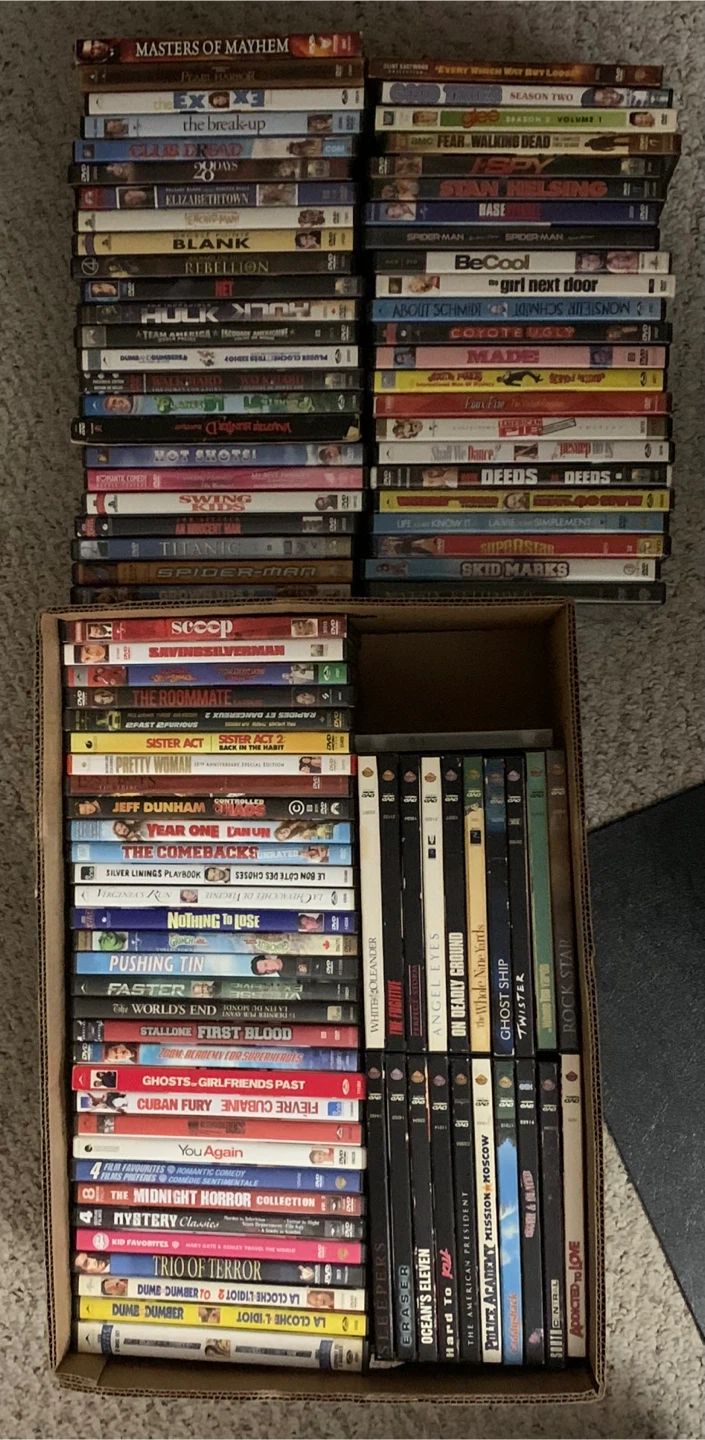 100 DVDs for $50