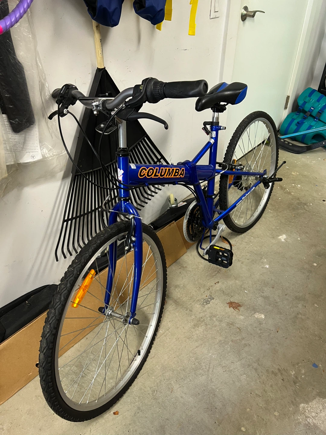 Blue Columba Folding Mountain Bike