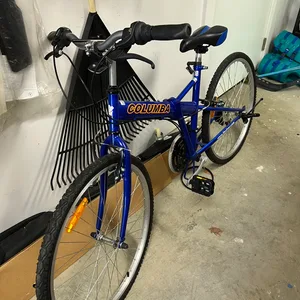 Blue Columba Folding Mountain Bike