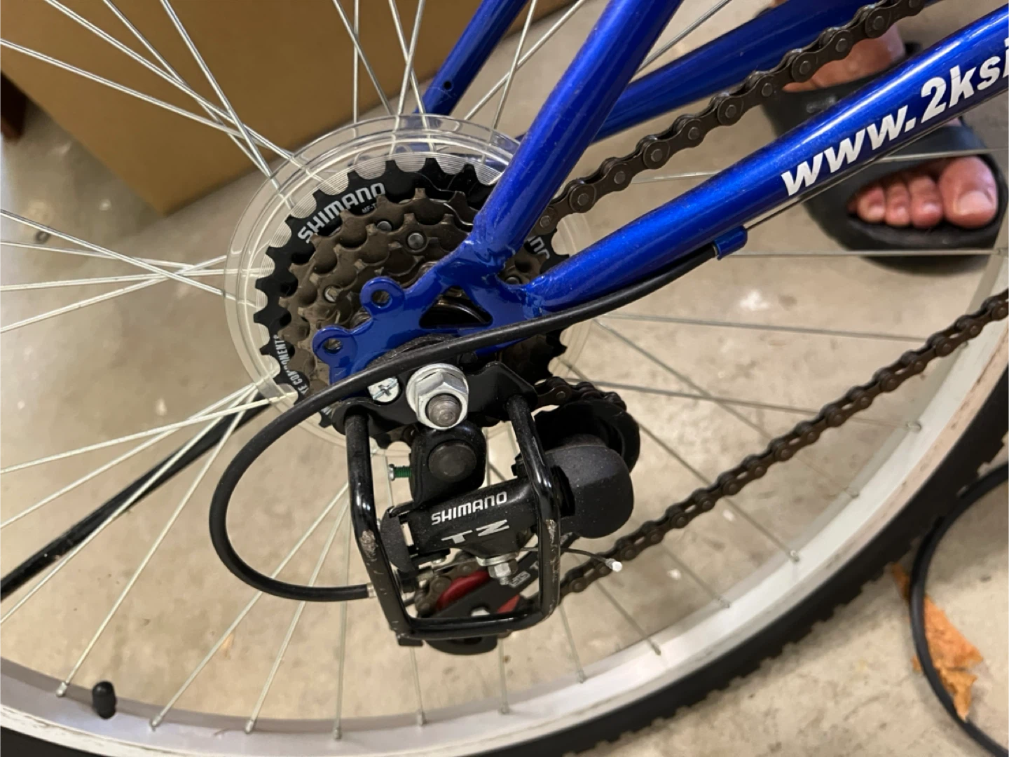 Blue Columba Folding Mountain Bike - photo 4