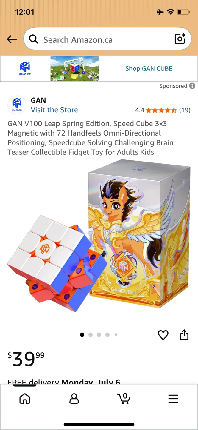 Brand new GAN V100 Leap Spring Edition Speed Cube 3x3