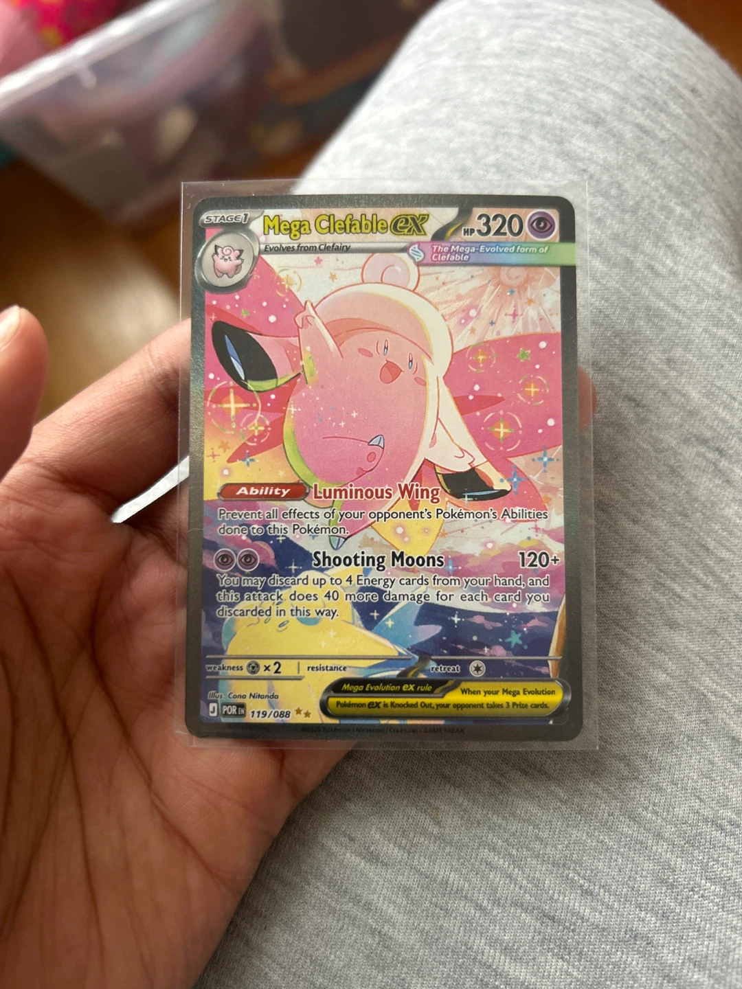Mega Clefable EX Pokemon Card