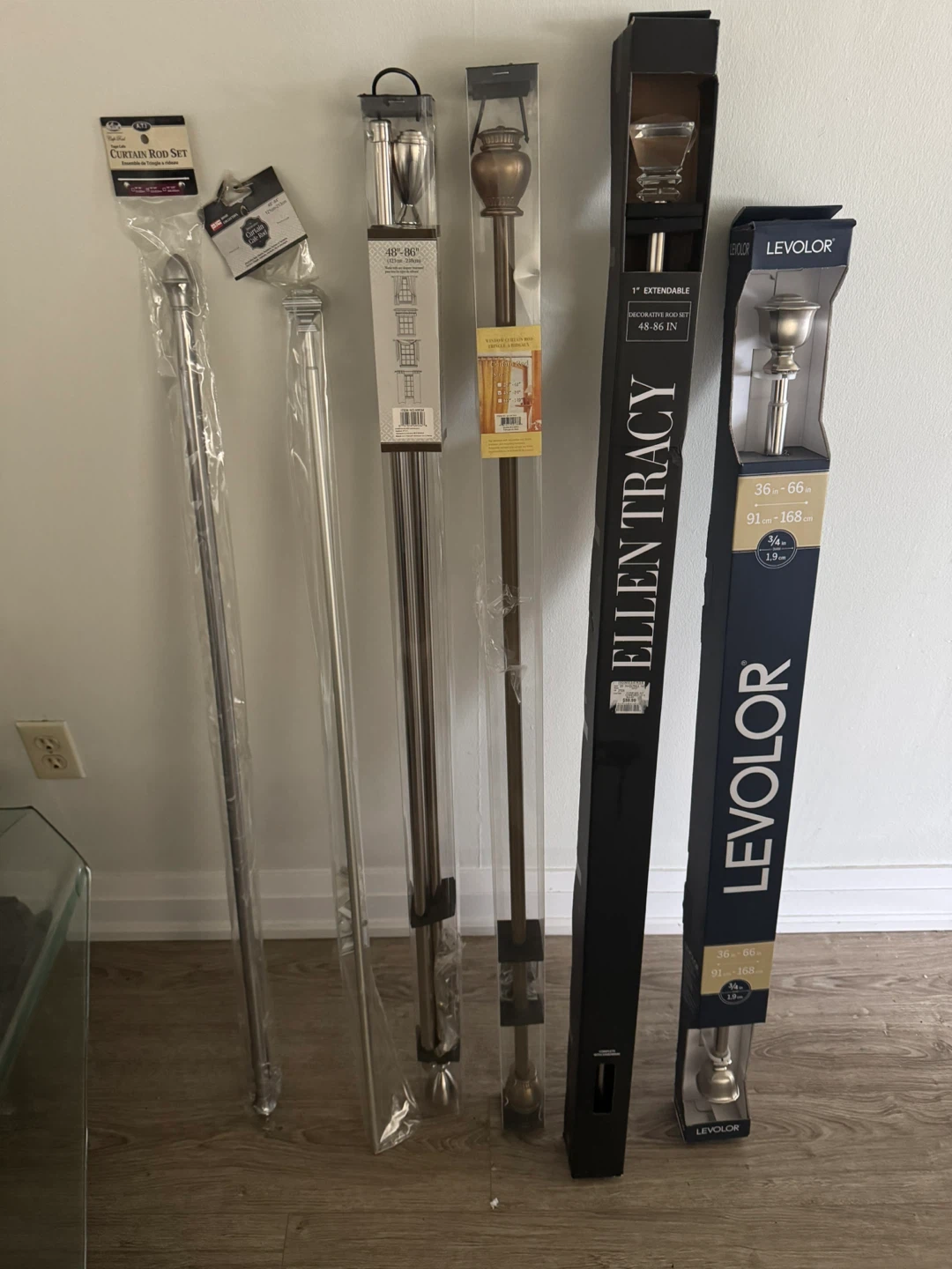 Curtain rods
