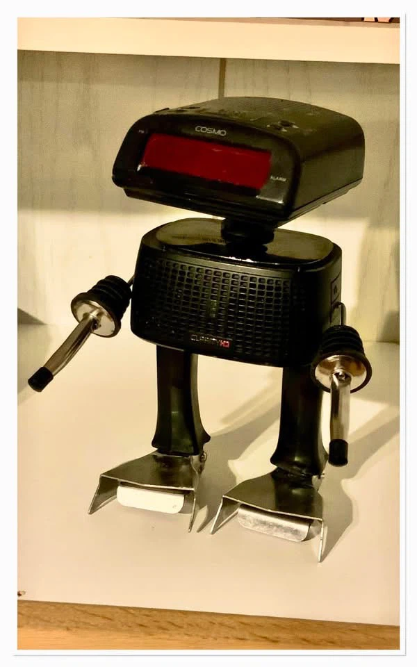X6 Robot Art piece crafted assemblage One of A Kind collection - photo 4