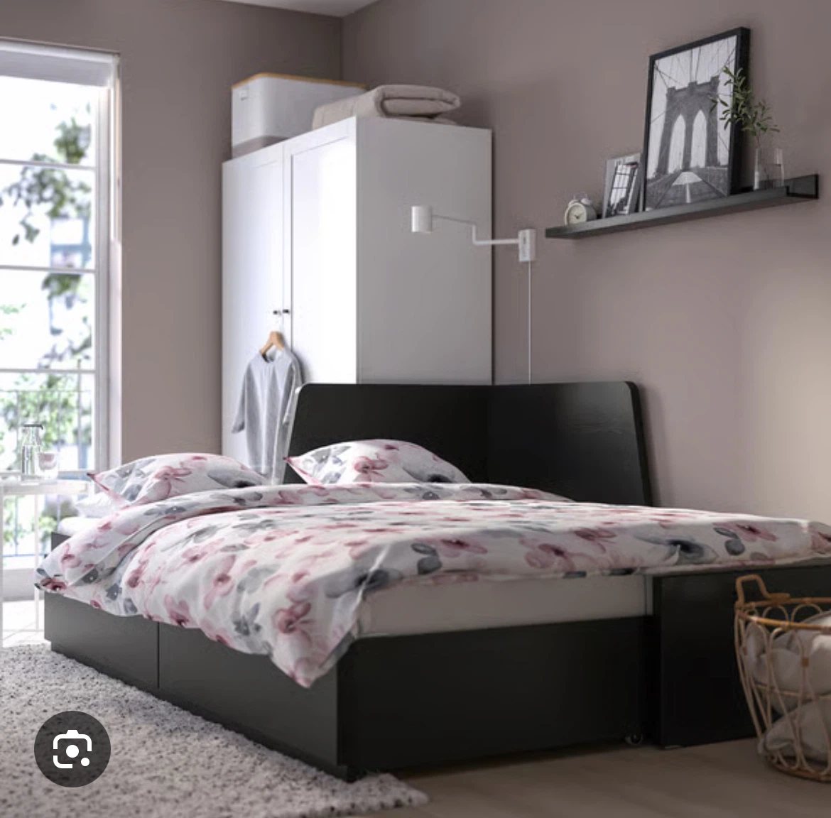 IKEA Brown Daybed with Storage Drawers - photo 3