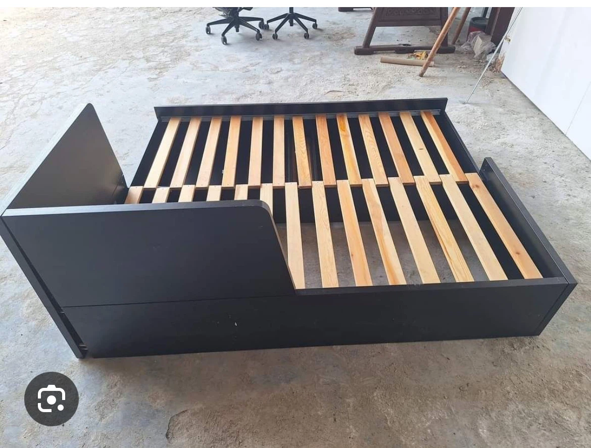 IKEA Brown Daybed with Storage Drawers - photo 4