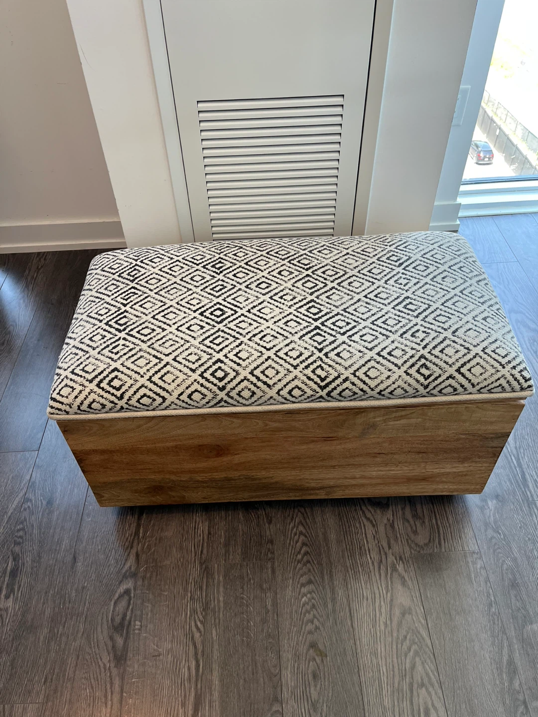 Storage Ottoman Bench - Geometric Pattern - photo 3