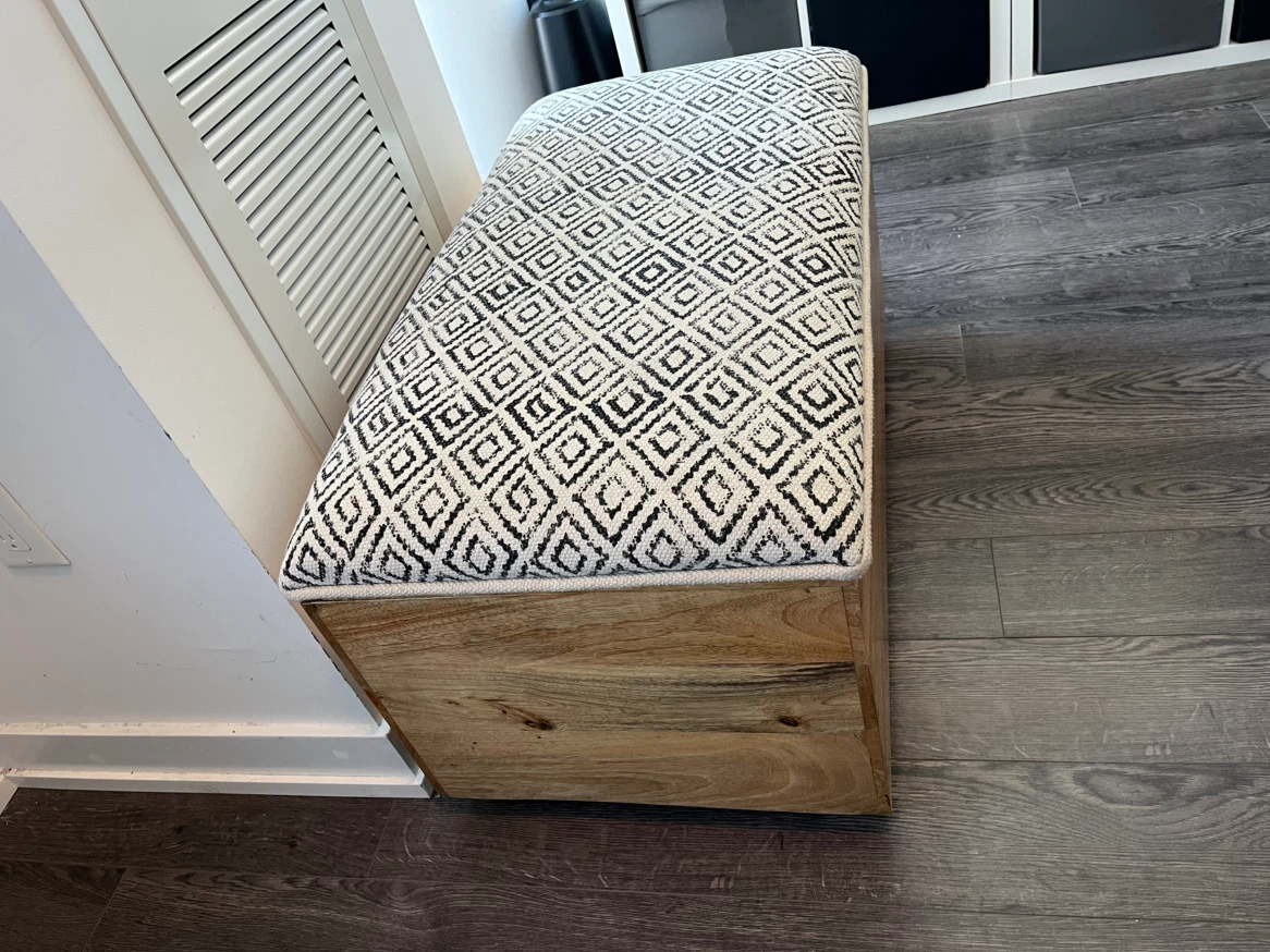 Storage Ottoman Bench - Geometric Pattern - photo 5
