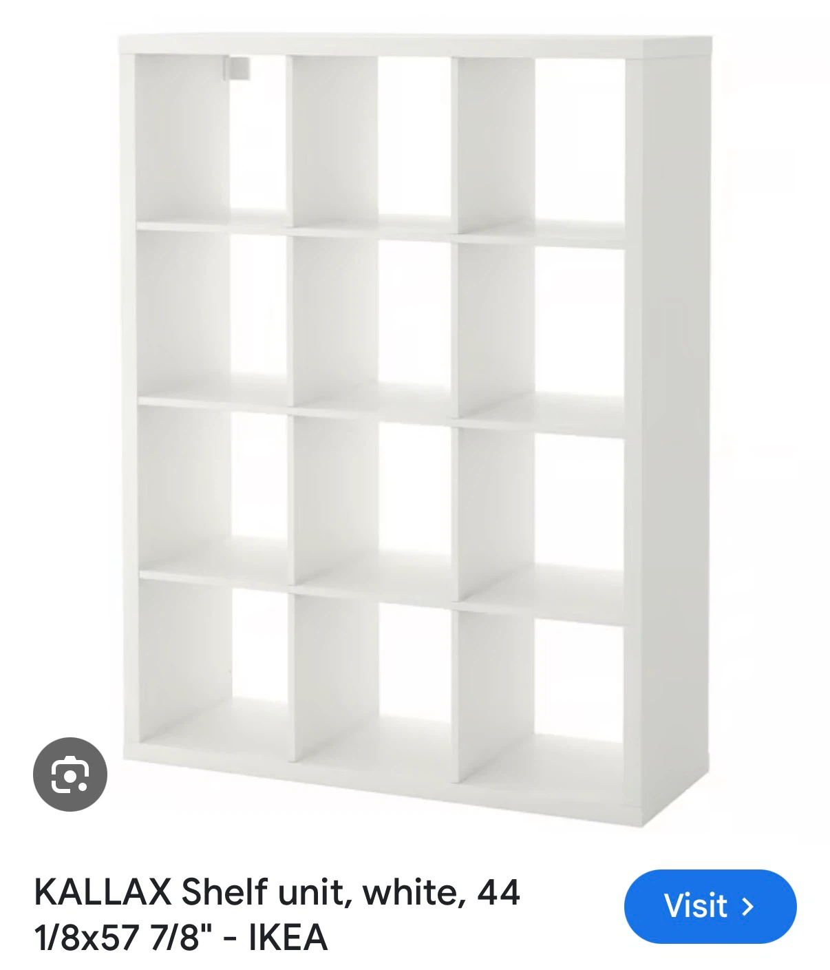 IKEA Kallax Shelf 3x4 Slightly Used