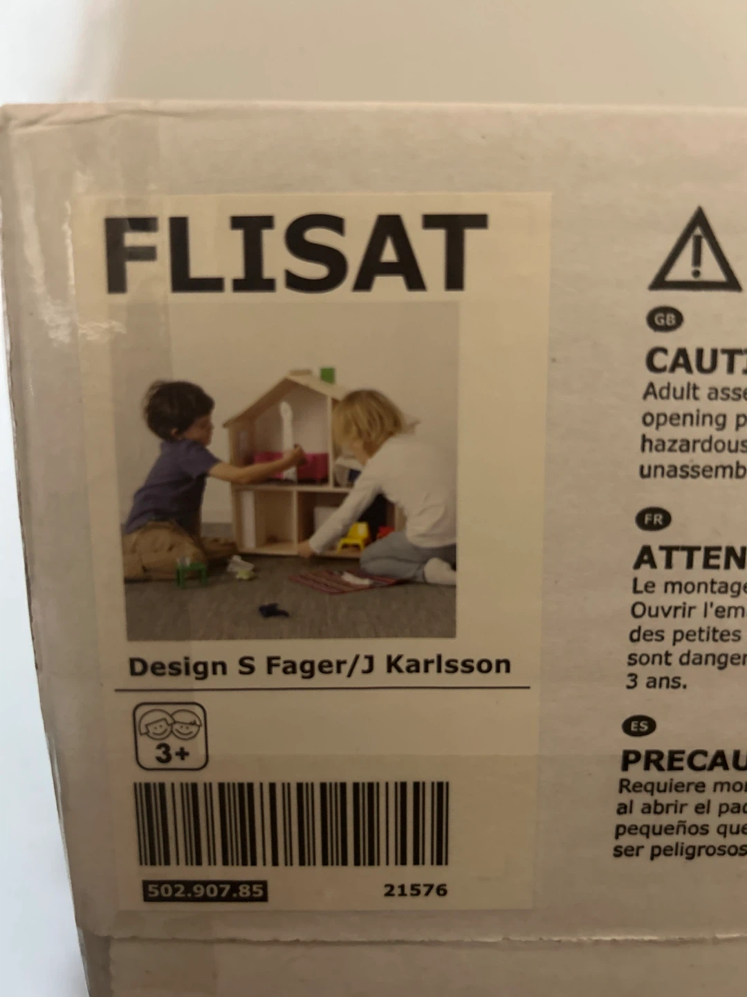 IKEA FLISAT Wooden Dollhouse Toy Organizer - photo 2