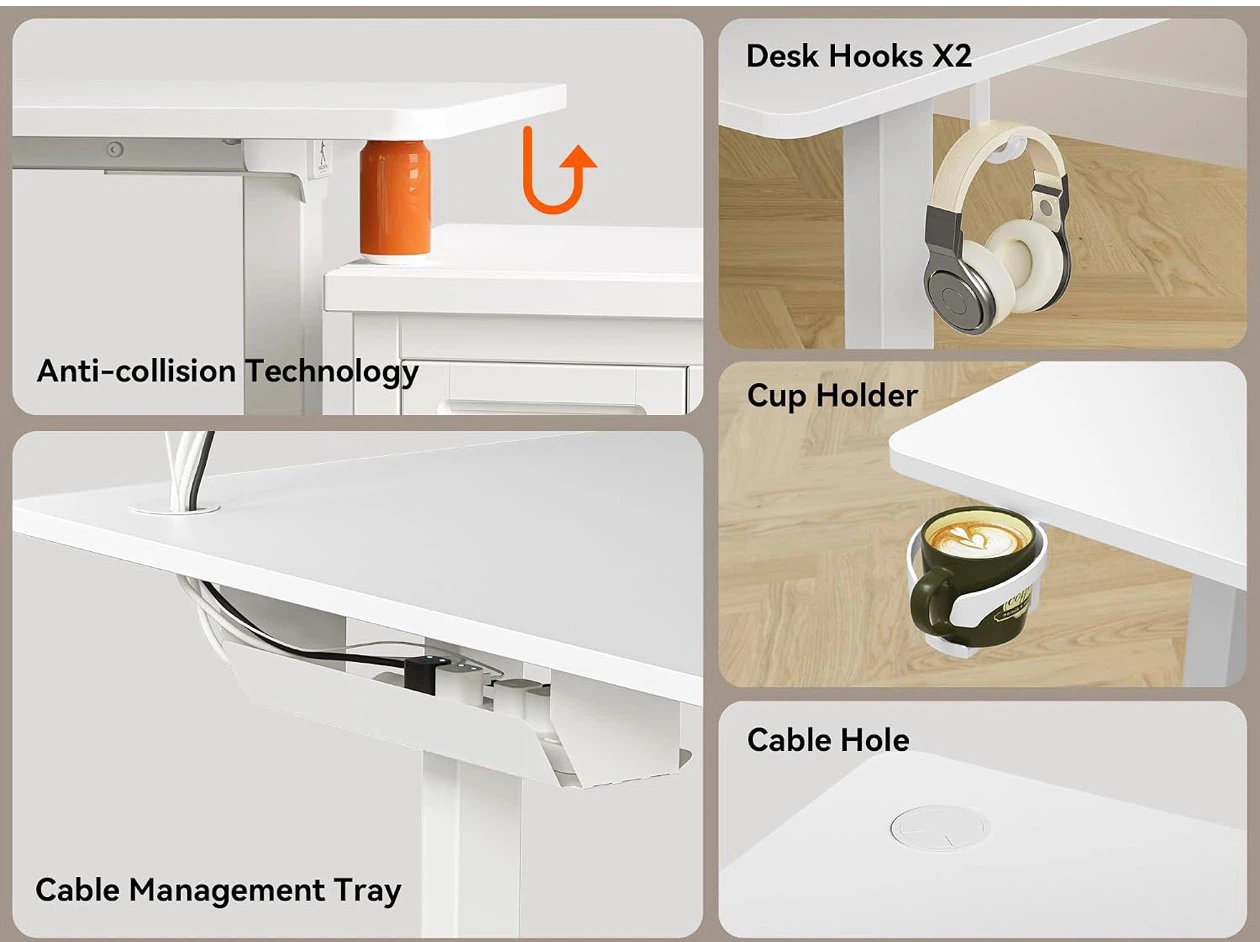 WALKINGDESK L-Shaped Standing Desk - White - photo 2