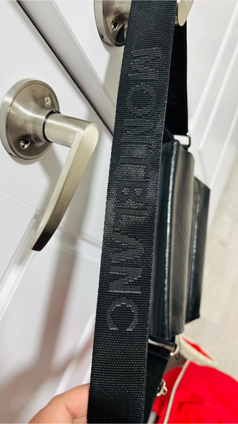 Montblanc Black Leather Messenger Bag - photo 3