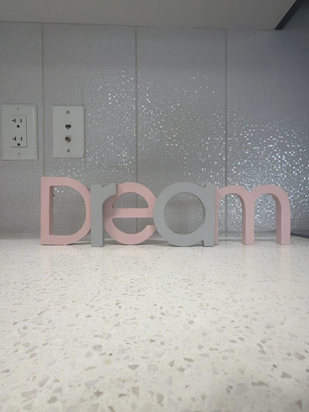 Wooden 'Dream' Sign