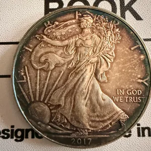 2017 American Eagle 1 oz Silver One Dollar Coin w/Toning