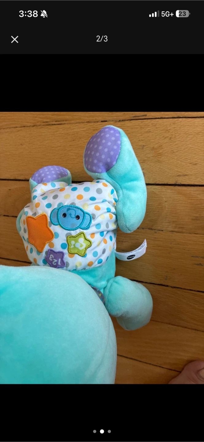 Learning Elephant Plush Toy