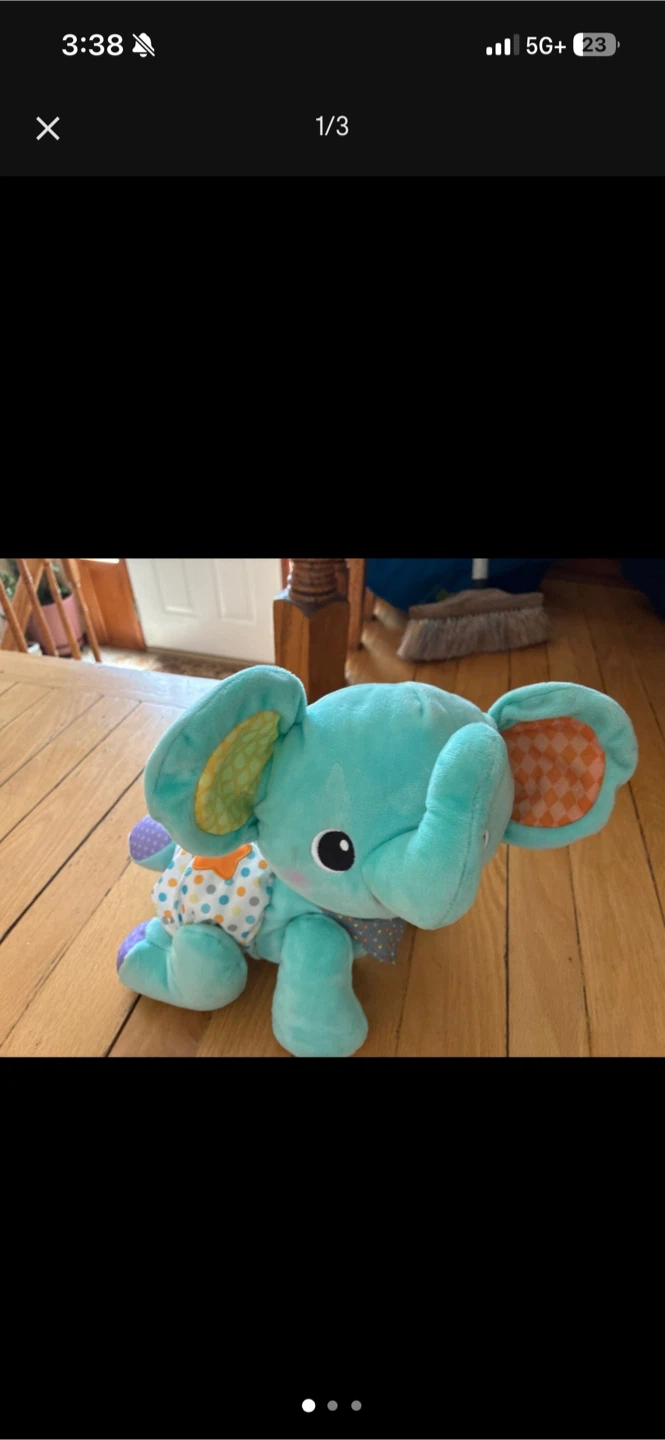 Learning Elephant Plush Toy - photo 2