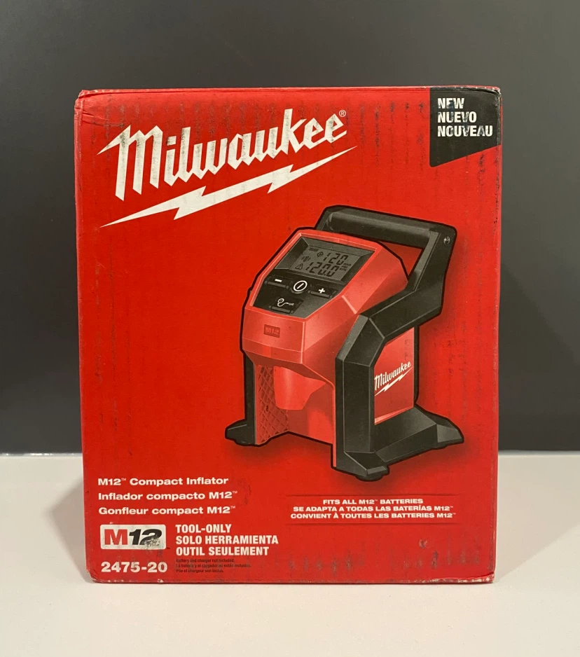 Milwaukee M12 Compact Inflator Tool-Only (2475-20)