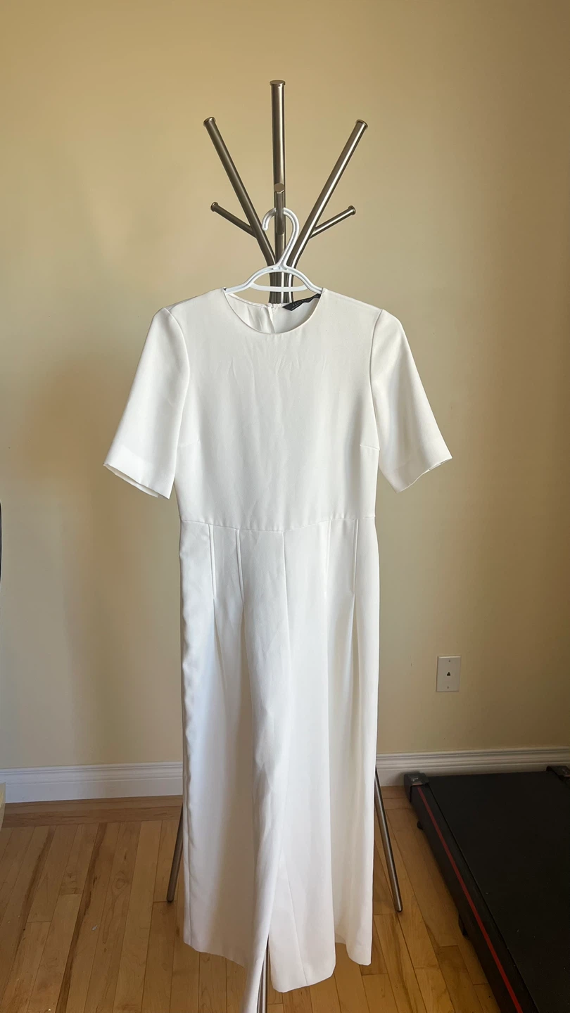 ZARA WOMAN White Jumpsuit