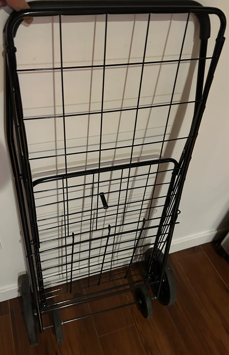 Black Folding Shopping Cart - photo 4