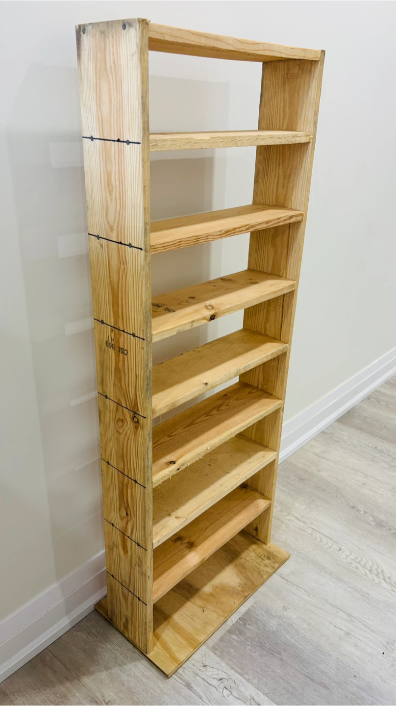 Wooden 8-Tier Shelf Unit - photo 2