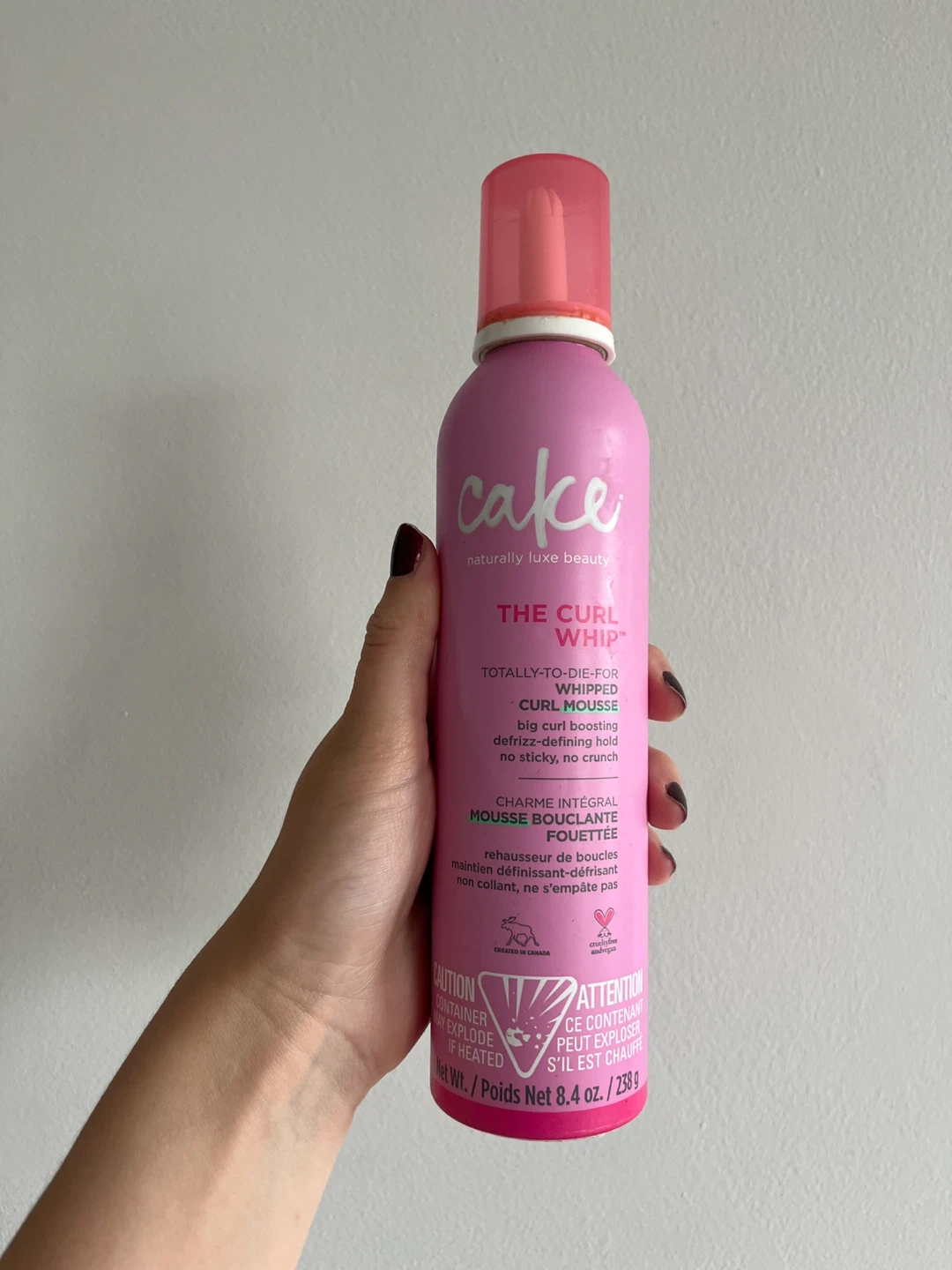 Cake brand curl mousse
