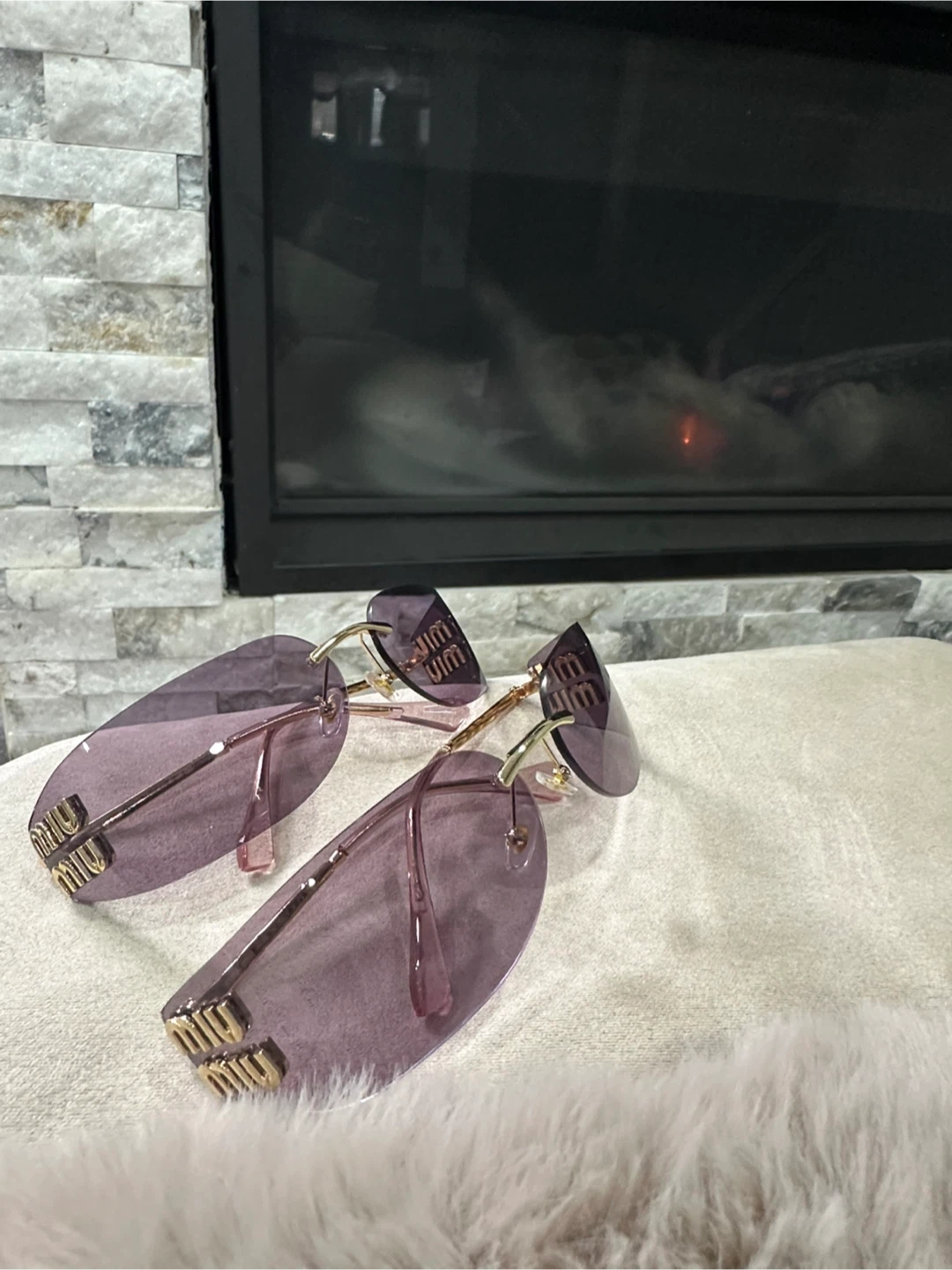 Miu Miu Rimless Sunglasses - photo 2