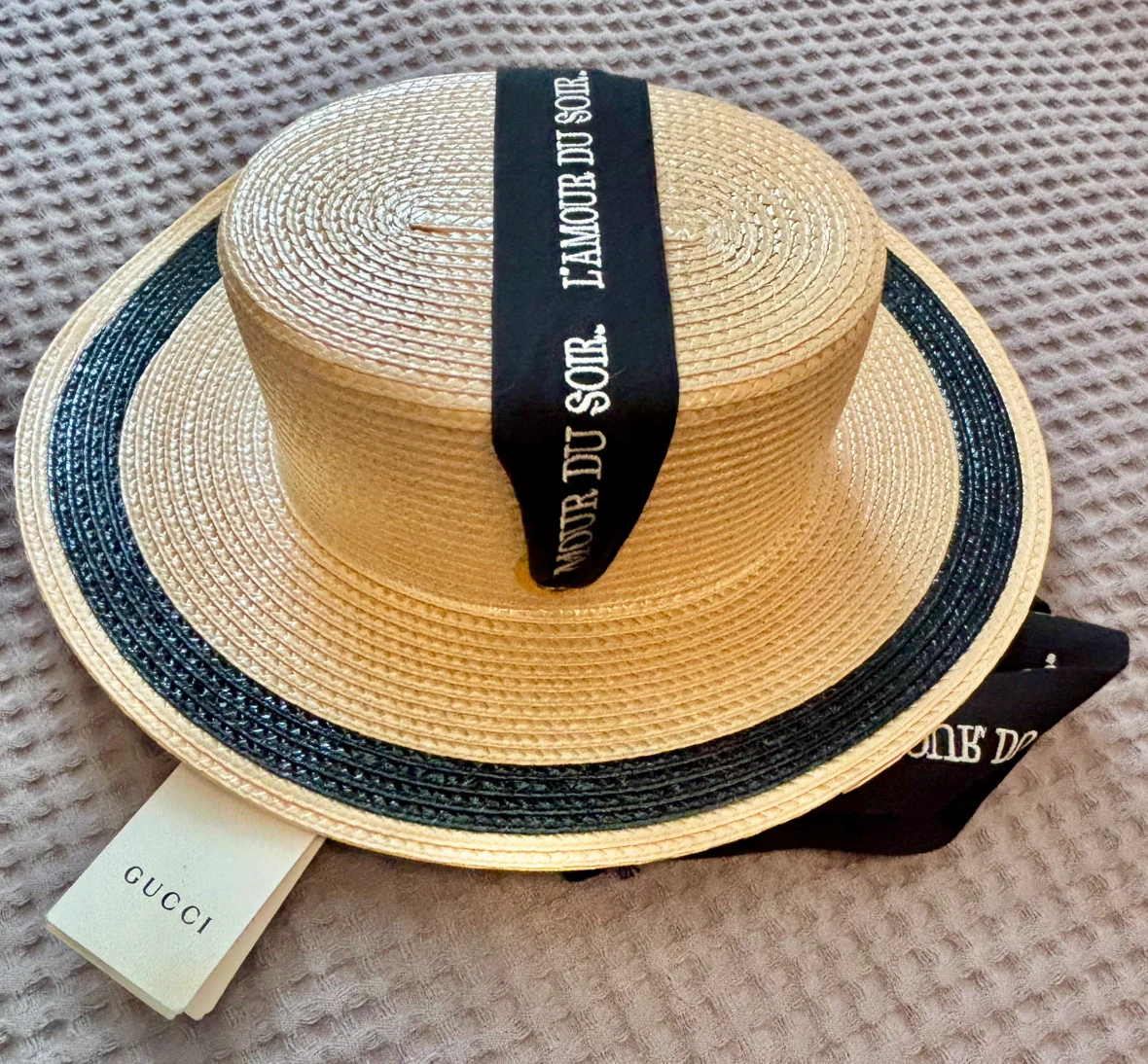 GUCCI Straw Hat L'Amour Du Soir - photo 5