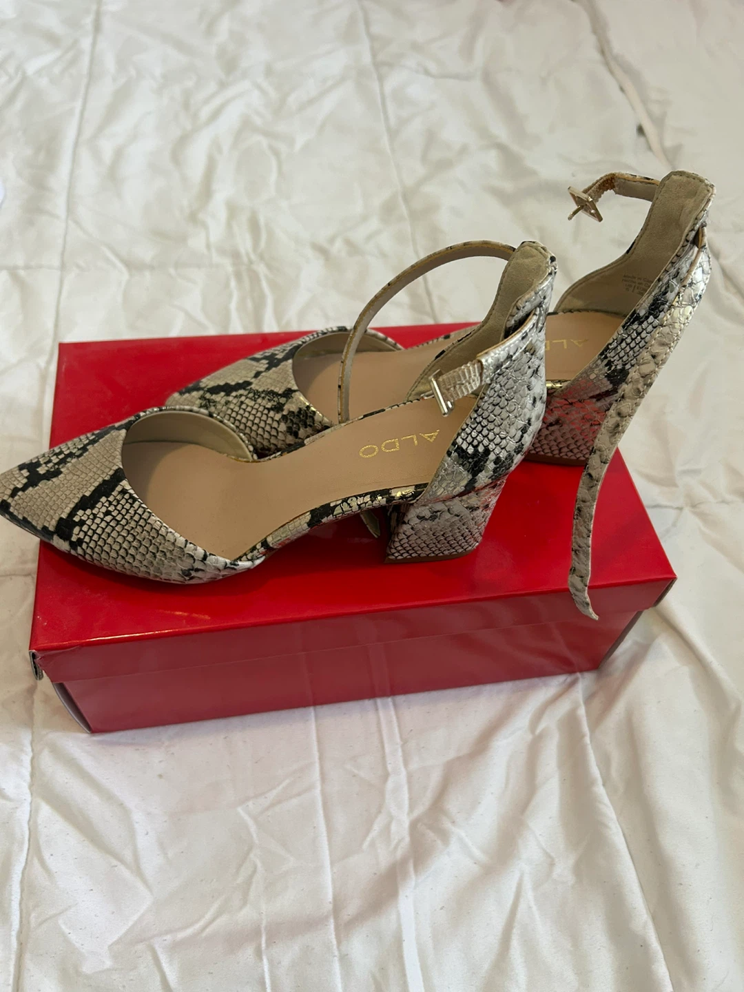 ALDO Snake Print Heels - photo 2