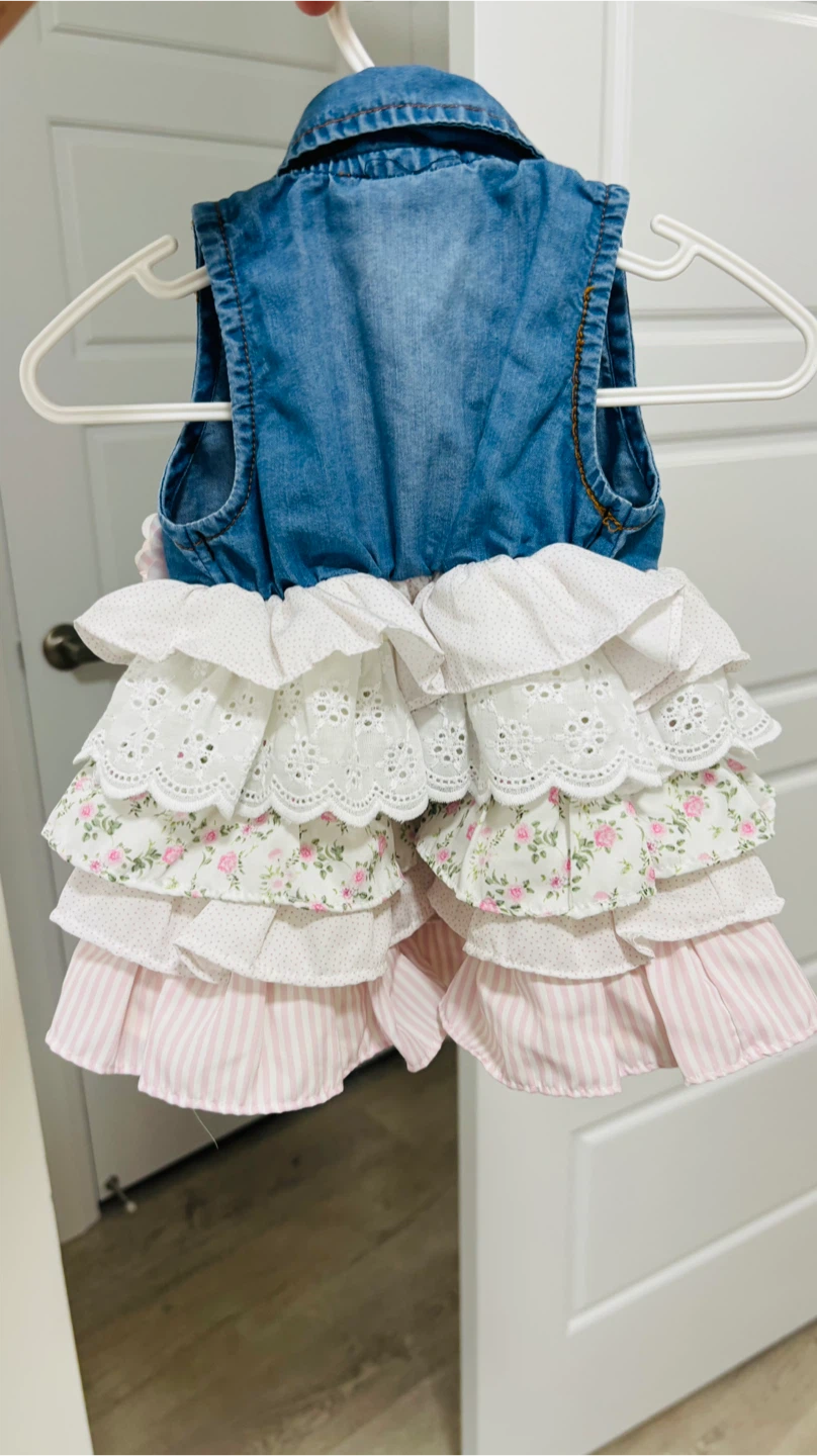 Little Kangaroos Denim Dress - 3 Months - photo 3