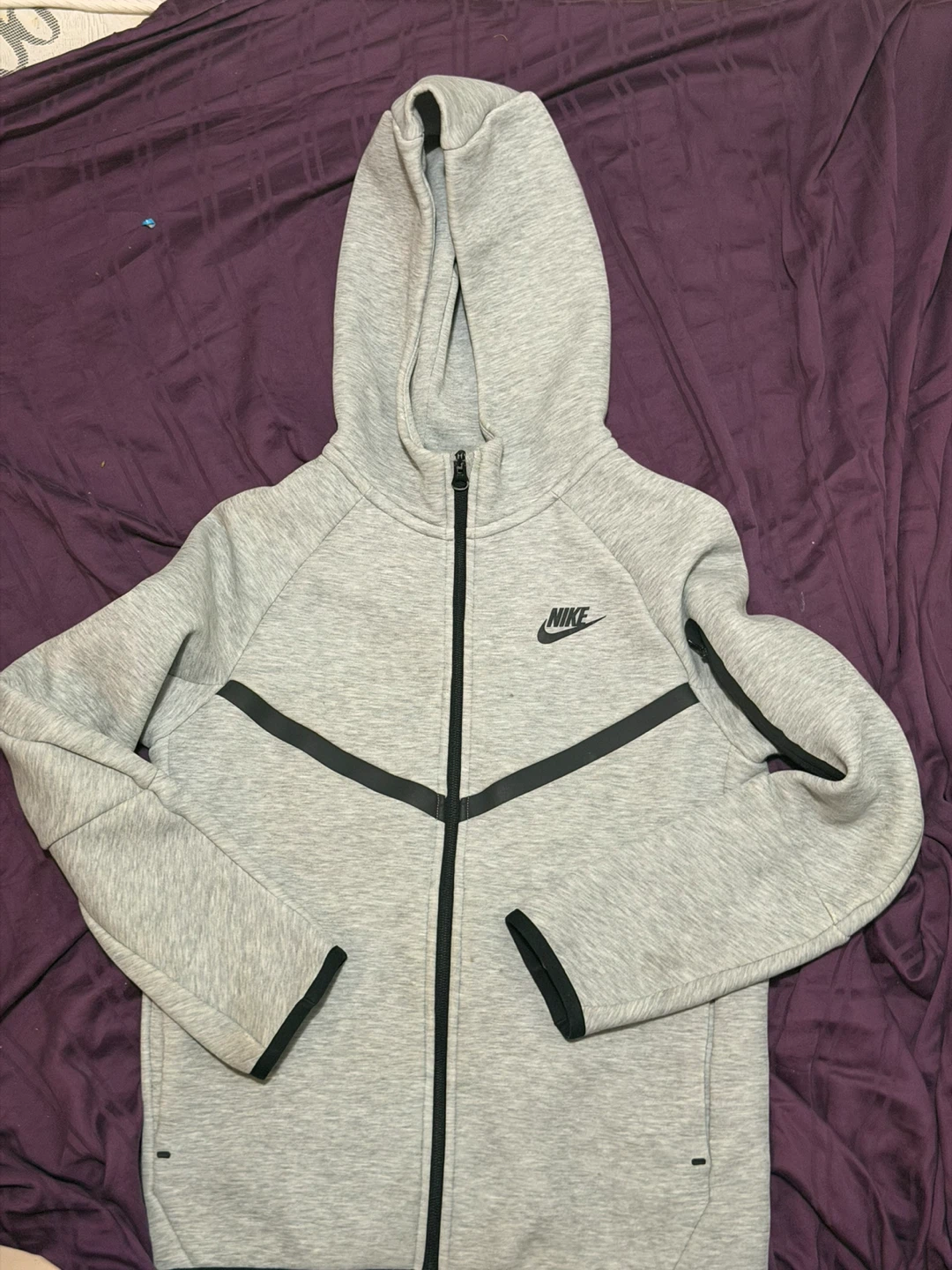 Grey Nike Tech Fleece Hoodie