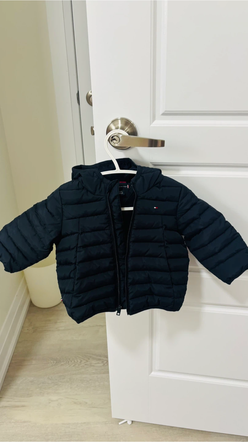 Tommy Hilfiger Puffer Jacket - Navy Blue