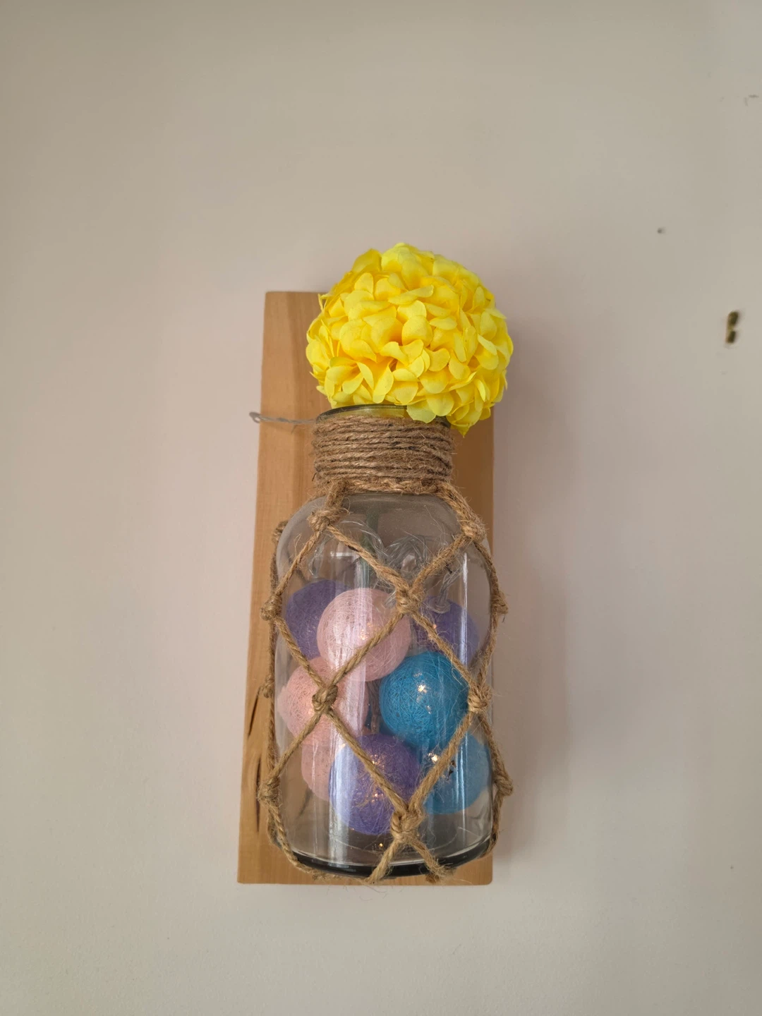Decorative Glass Jar with Fairy Lights - photo 3