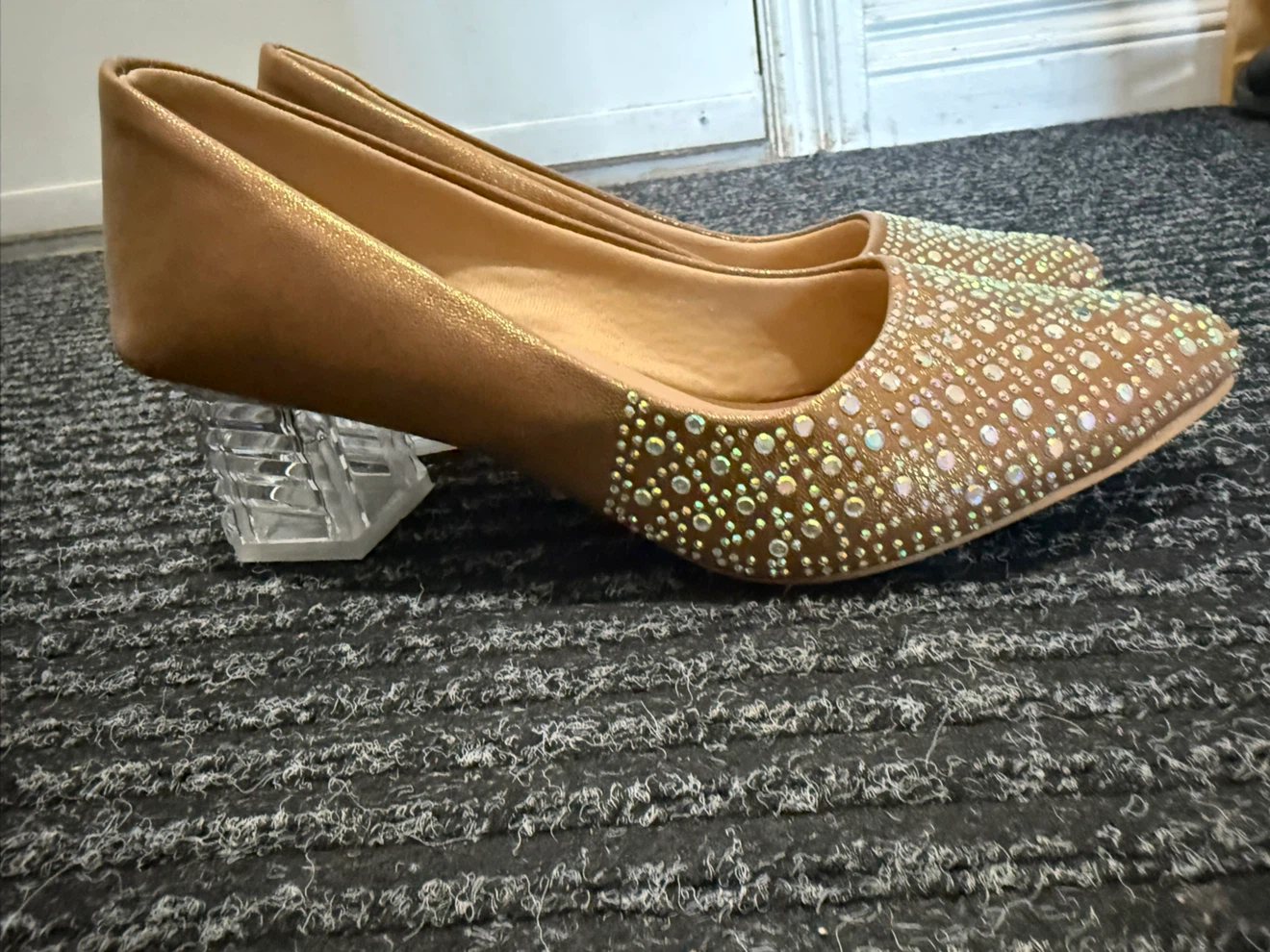Gold Embellished Heels - photo 2