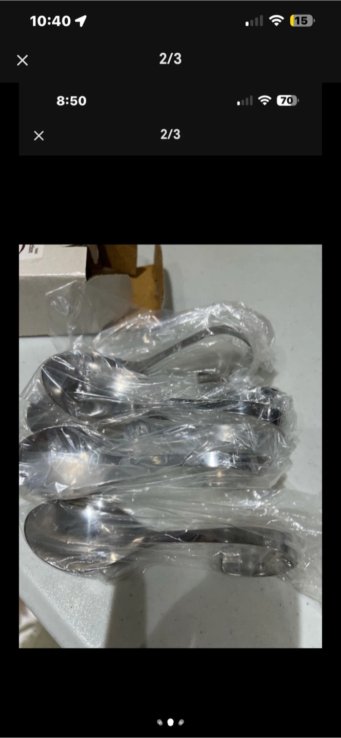 Stainless Steel Spoons Set of 6