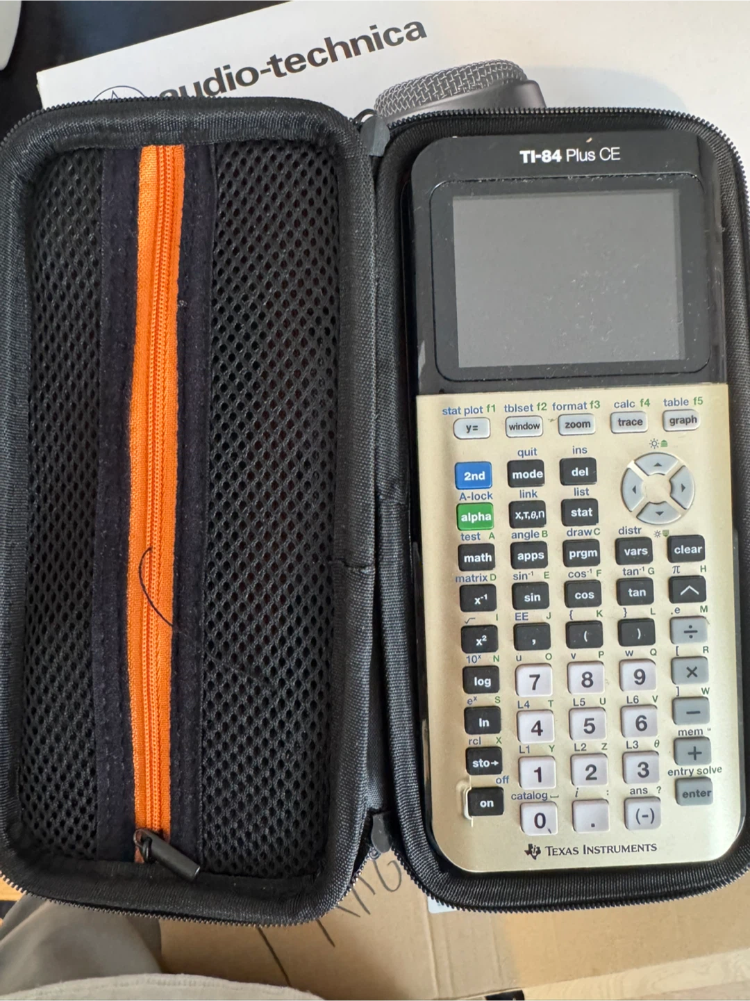 Texas Instruments TI-84 Plus CE Graphing Calculator with Case
