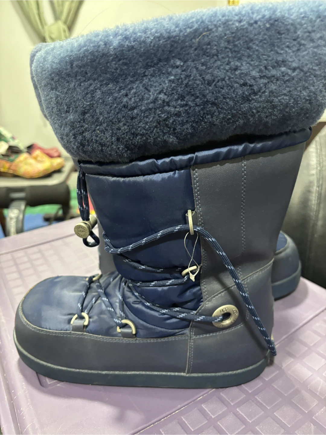 UGG Navy Blue Winter Boots