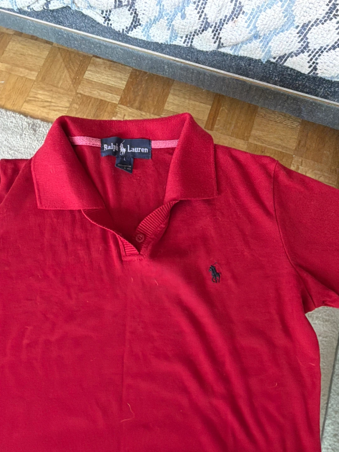 Ralph Lauren Red Polo Shirt - photo 2