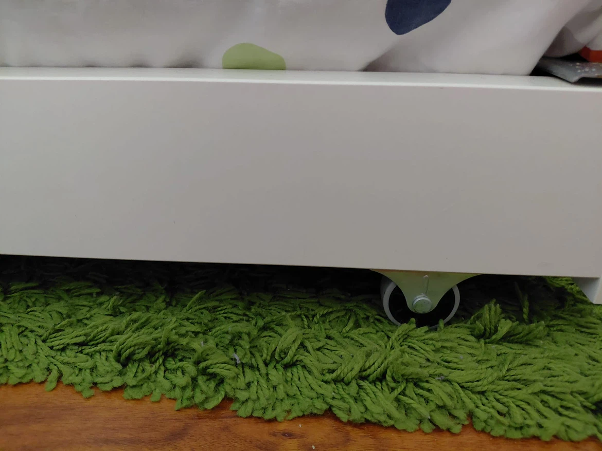 White Twin Bed Frame with Trundle - photo 5